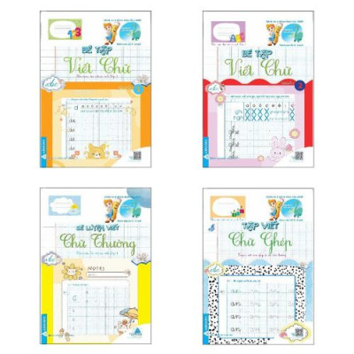 Sách - Chuẩn Bị Cho Bé Vào Lớp 1 - Tập Viết Bộ 10 Quyển - ABBOOKS