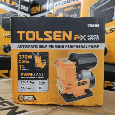 MÁY BƠM TĂNG ÁP TỰ ĐỘNG TỰ MỒI ( 0.5HP) TOLSEN 79966 - HÀNG CHÍNH HÃNG