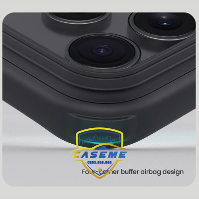 Ốp lưng dành cho iPhone 17 Pro Nillkin Super Frosted Shield Pro Matte dạng sần - Hàng chính hãng