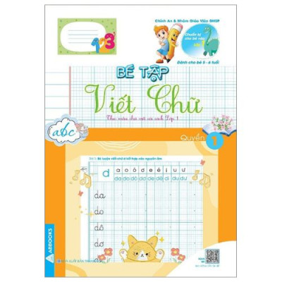 Sách - Chuẩn Bị Cho Bé Vào Lớp 1 - Tập Viết Bộ 10 Quyển - ABBOOKS