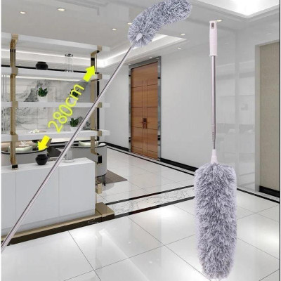 Chổi Quét Trần Nhà, Màng Nhện Inox Dài 2.8m Xếp Gọn