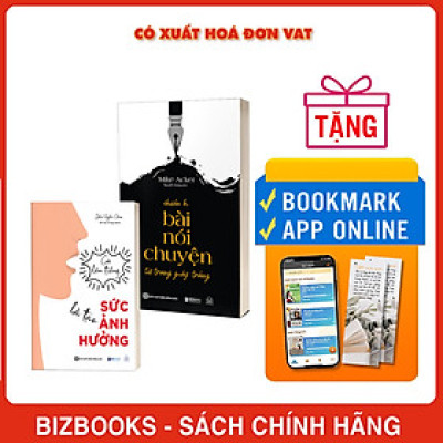 Sách Cứ lên tiếng là tạo sức ảnh hưởng và Chuẩn bị bài nói chuyện từ trang giấy trắng - 2 Cuốn