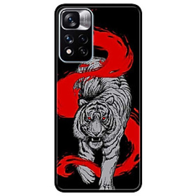 Ốp lưng dành cho Xiaomi Redmi Note 11 Pro 5G ( Bản Nội Địa ) - Hổ Trắng Đỏ