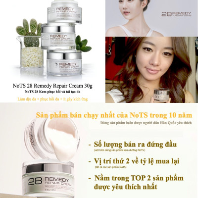 KEM DƯỠNG DA NOTS 28 REMEDY REPAIR CREAM