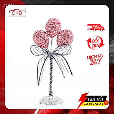 Set Decor Trang Trí Taplo Ô Tô Đính Đá Siêu Dễ Thương CIND