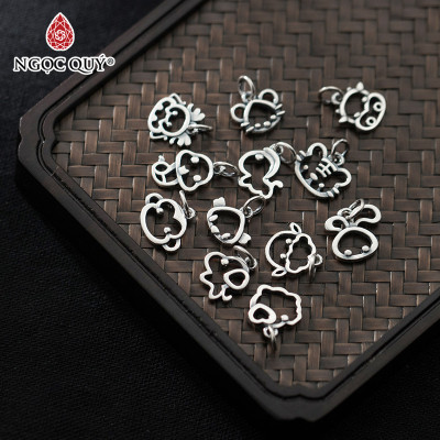 Charm treo 12 con giáp ngộ nghĩnh - Ngọc Quý Gemstones