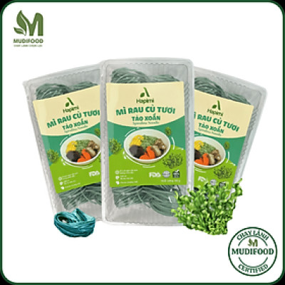 Mì Tảo Xoắn Hapimi 180g - Thực Phẩm Bổ Sung Dinh Dưỡng Cho Cả Gia Đình, Ăn Chay, Healthy, Eatclean