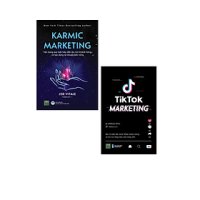 Combo 2Q Sách Marketing - Bán Hàng : Karmic Marketing - Vận Dụng Quy Luật Hấp Dẫn Thu Hút Khách Hàng Và Tạo Dựng Lợi Nhuận Bền Vững + Tiktok Marketing