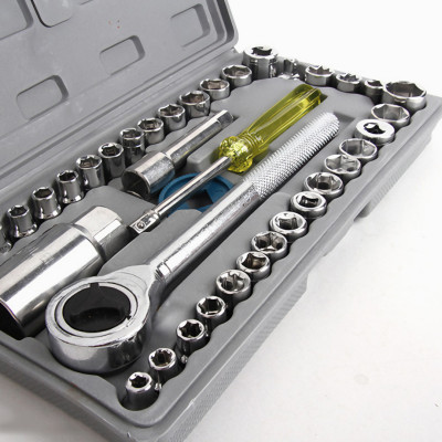 Bộ dụng cụ sữa chữa KG707 mở bulong ốc vít ô tô, xe máy 40 món chi tiết chuyên dụng - Hàng chính hãng 