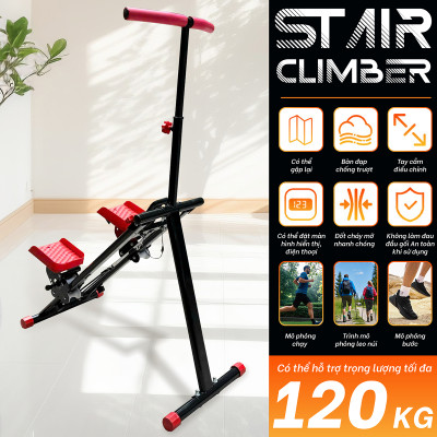 Máy Chạy Bộ,AIR WALKER Máy Đi Bộ Trên Không Cỡ Lớn, Máy leo núi bậc thang KM-2100 tại nhà