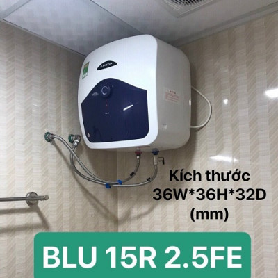 BLU 15 R 2.5 FE - Máy Nước Nóng Ariston BLU 15R 2.5 FE Gián Tiếp 15 Lít - Hàng Chính Hãng