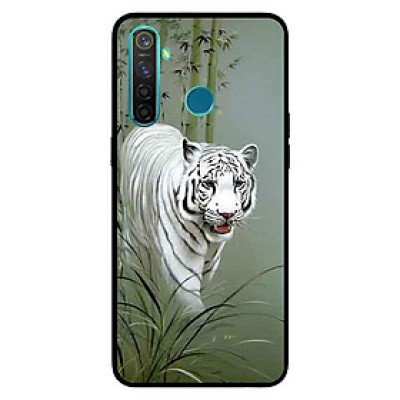 Ốp Lưng in cho Realme 5 Mẫu Nền Hổ Mẫu 4 - Hàng Chính Hãng