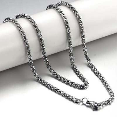 Dây chuyền nam titan cao cấp thời trang rẻ inox thép không gỉ bông dừa trangsucpt cỡ 5mm PTDCNA172