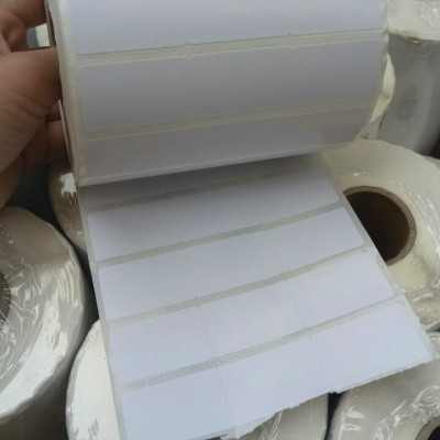 [Set 5 cuộn] Giấy in mã vạch 3 tem 110mm - Hàng Nhập Khẩu