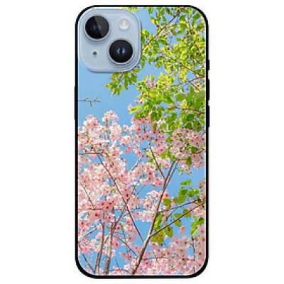 Ốp lưng dành cho Iphone 15 - 15 Plus - 15 Pro - 15 Pro Max - Đào Hồng Xanh - Hàng Chính Hãng