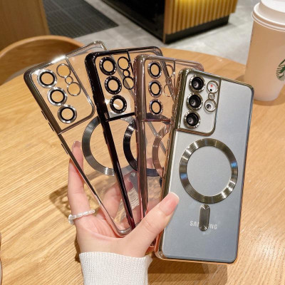 Ốp Lưng Từ Tính Trong Suốt Cho S25 ULTRA / S24 ULTRA / S23 Ultra / S23 Plus / S22 Ultra / S22 Plus / S21 Ultra / Note 20 Ultra / Note 20