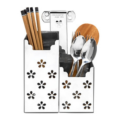 Kệ muỗng đũa treo + bắt vít (inox 304) TOVASHU MC2