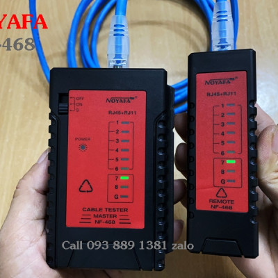 Máy test mạng Noyafa NF-468 - Hàng nhập khẩu chính hãng