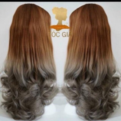 Tóc giả kẹp u omber cao cấp- hình thật