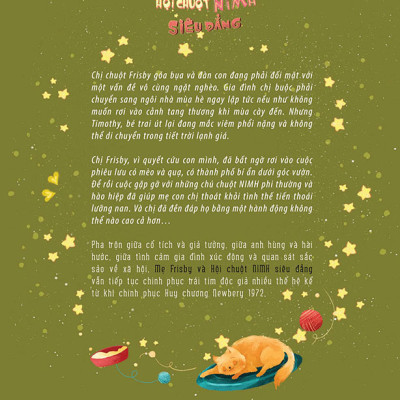 Mẹ Frisby Và Hội Chuột Nimh Siêu Đẳng (Tác phẩm đoạt Newbery Medal năm 1972)