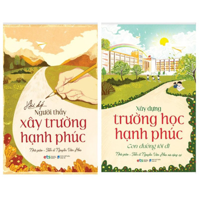 Sách Combo Xây dựng trường học hạnh phúc + Hồi ký người thầy xây trường hạnh phúc - Alphabooks - BẢN QUYỀN