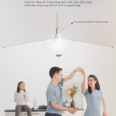 Đèn LED Bulb Panasonic A Type Công suất 6W/9W/11W/15W ánh sáng Trắng, ánh sáng Vàng