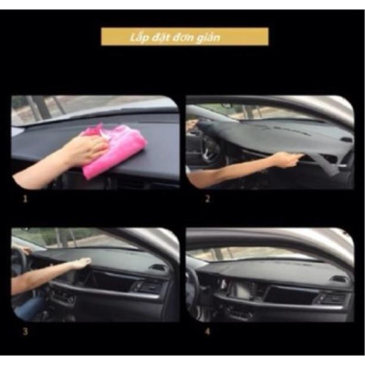 Thảm taplo da vân cacbon dành cho dòng xe mitsubishi xpander 2019