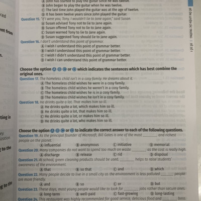 50 Đề Thi Đại Học Môn Tiếng Anh (Trắc nghiệm tổng hợp)