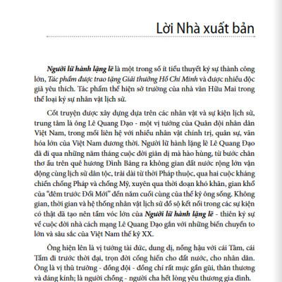 Người Lữ Hành Lặng Lẽ