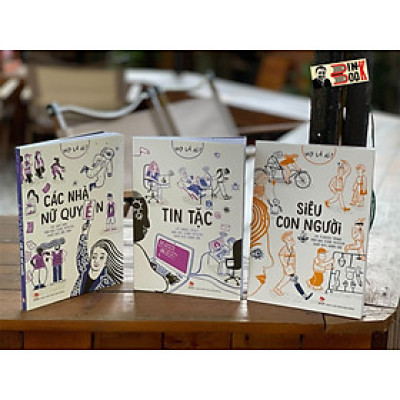 (Combo 3 quyển) HỌ LÀ AI? : TIN TẶC – SIÊU CON NGƯỜI – CÁC NHÀ NỮ QUYỀN – nhiều tác giả - Nxb Kim Đồng – bìa mềm, in màu