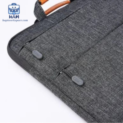 Túi chống sốc hàng chính hãng WiWU Smart Stand Sleeve Wi-SSS 15.4 inch tích hợp giá đỡ tản nhiệt gấp gọn - siêu tiện lợi