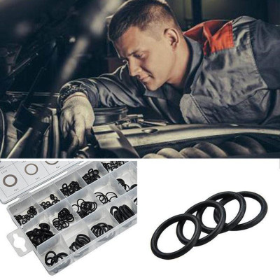 Bộ 225 Sản Phẩm Vòng Đệm Chữ O Cao Su, Bộ Gioăng Ống Nước Thủy Lực