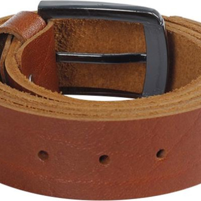 Thắt Lưng Nam Da Bò 1 Lớp Huy Hoàng HT4104 (120 x 3.5 cm) - Màu Da