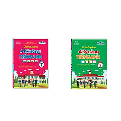 Sách - Global Success - Chinh Phục 4 Kỹ Năng Tiếng Anh Nghe - Nói - Đọc - Viết Lớp 7 - Combo 2 Tập - Minh Thắng
