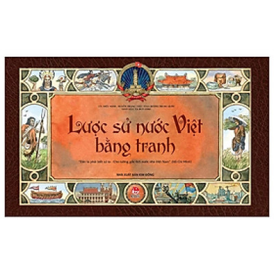 Sách - Lược Sử Nước Việt Bằng Tranh (KĐ140) - Kim Đồng