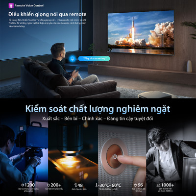 [SP Mới 2025] Smart Tivi Toshiba 50 inch 4K UHD 50C350RP, Giao Hàng Toàn Quốc, Bảo Hành 24 Tháng - Hàng Chính Hãng