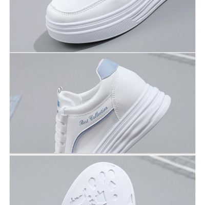 Giày thể thao nữ chất liệu da mềm mại, đế cao, phong cách cá tính năng dộng – GNU2043