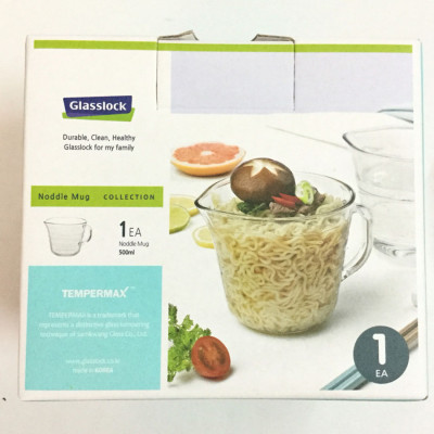 Cốc thủy tinh có vạch chia Hàn Quốc GL1475 dung tích 500ml - Để được trong lò vi sóng