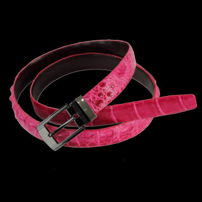 Thắt Lưng Nữ Da Cá Sấu Huy Hoàng HT5205 - Hồng