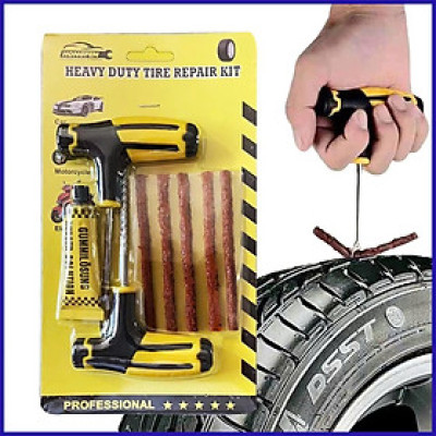 Bộ Vá Lốp Xe Không Săm Khẩn Cấp Cho Ôto, Xe Májy – Vá Lụi, Vá Rút Nhanh Gọn Tại Nhà Hoặc Dọc Đường, ĐÈN TRANG TRÍ