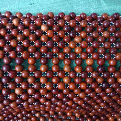 Chiếu Hạt Gỗ Hương Đỏ Cao Cấp - Kích Thước 2,2mx2m hạt 1.2cm ( video , hình thật )