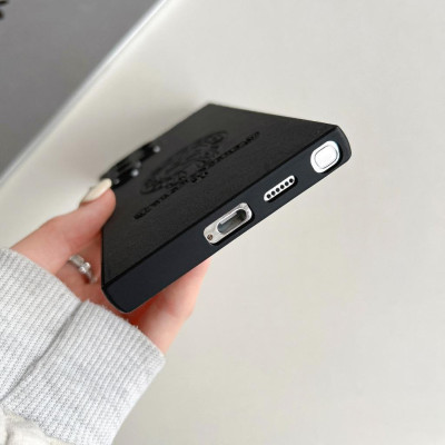 Ốp Lưng Cho Samsung S24 Ultra / S24 Plus / S23 Ultra / S22 Ultra TPU Lưng Da Lộn In Lazer Chrome