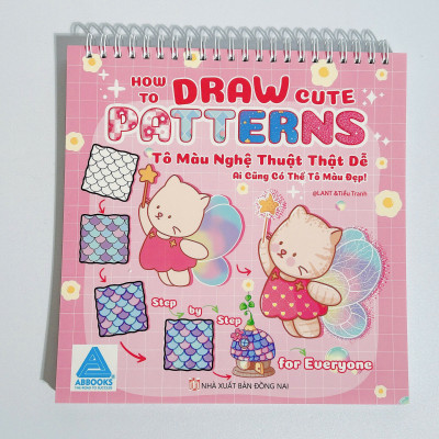 Sách - How To Draw Cute Patterns - Tô Màu Nghệ Thuật Thật Dễ 