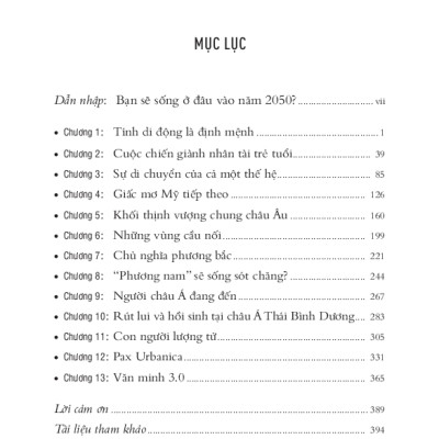 Sách - Dịch Chuyển - Bạn Sẽ Sống Ở Đâu Năm 2050?