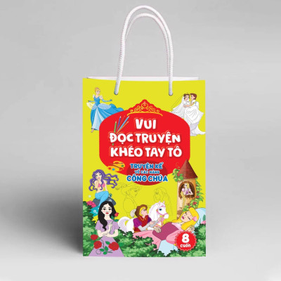 Sách: Combo Vui Đọc Truyện Khéo Tay Tô - Truyện Về Các Nàng Công Chúa (Túi 8 Cuốn)