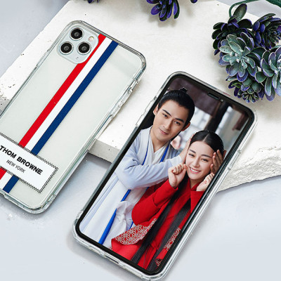 Ốp lưng trong suốt chống sốc cho iPhone 12 / iPhone 12 Pro hiệu Likgus Thom Browne (bảo vệ toàn diện, chất liệu cao cấp, thiết kế thời trang)  - hàng nhập khẩu (Likgus là thương hiệu, thom browne là tên mã)