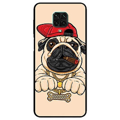 Ốp lưng dành cho Xiaomi Redmi 9s - 9 Pro - 9 Promax mẫu Pulldog Hiphop Nền Vàng