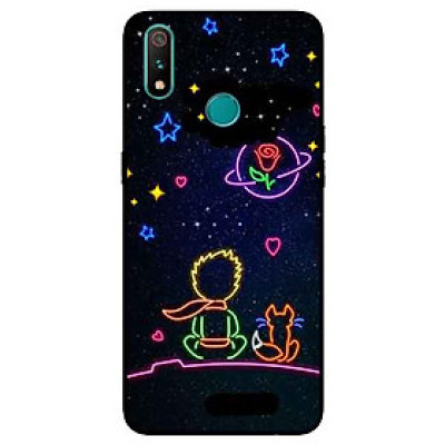 Ốp Lưng in cho Realme 3 Mẫu Hoàng Tử Bé Nhỏ - Hàng Chính Hãng