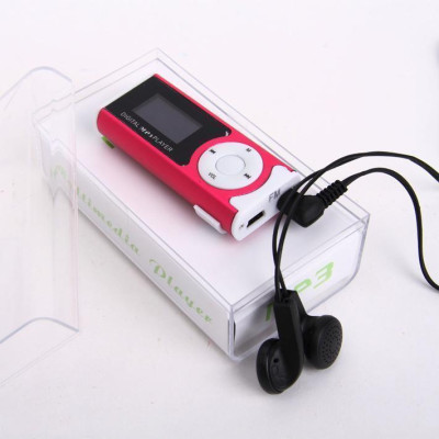 Máy Nghe Nhạc Mp3 Có Màn Hình LCD, Earphone Đọc Thẻ Nhớ Và Loa Ngoài Thời Trang