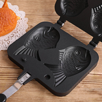 Khuôn Làm Bánh Cá Nướng Taiyaki Nhật Bản Chống Dính Cao Cấp Size Lớn